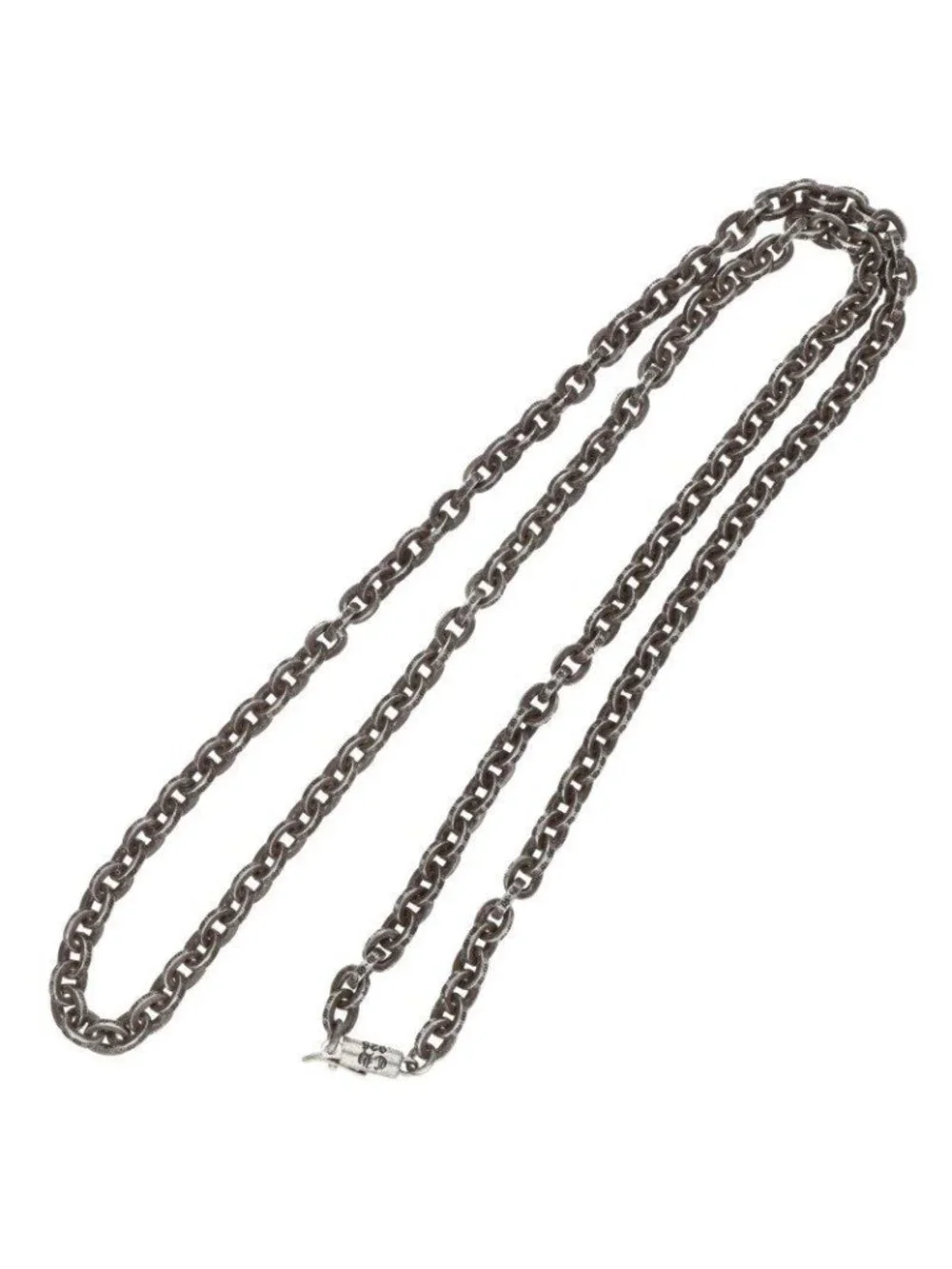 Chrome Hearts Paper Chain 24 Silver Necklace